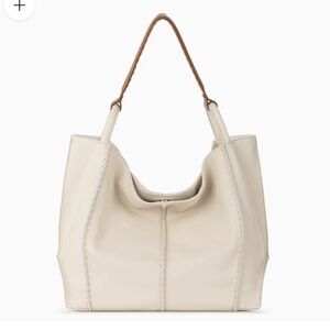 The Sak Los Feliz Cream Hobo Shoulder Bag